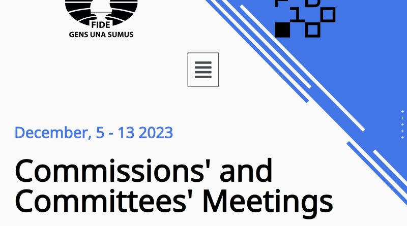 Annual TEC Meeting during 2023 FIDE Congress